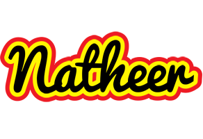 Natheer flaming logo