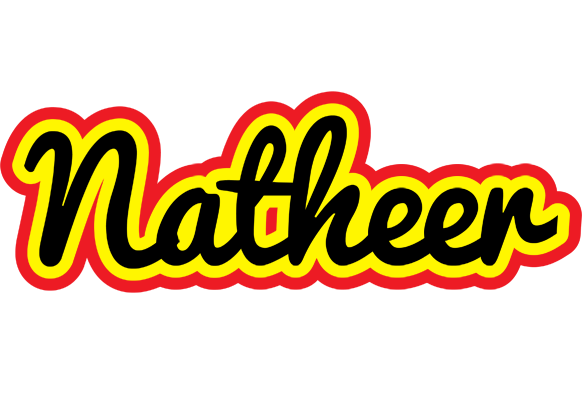 Natheer flaming logo