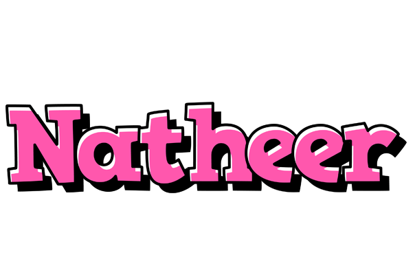 Natheer girlish logo