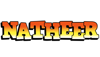 Natheer sunset logo