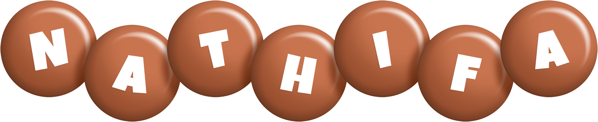 Nathifa candy-brown logo