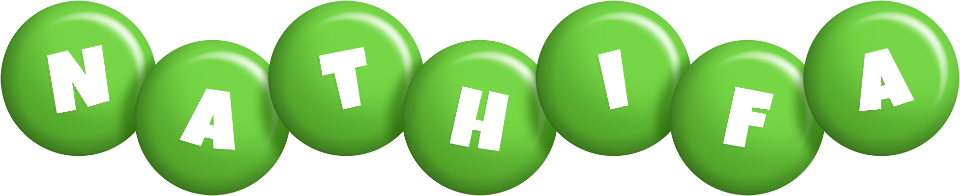 Nathifa candy-green logo
