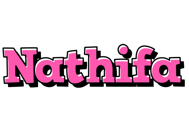 Nathifa girlish logo