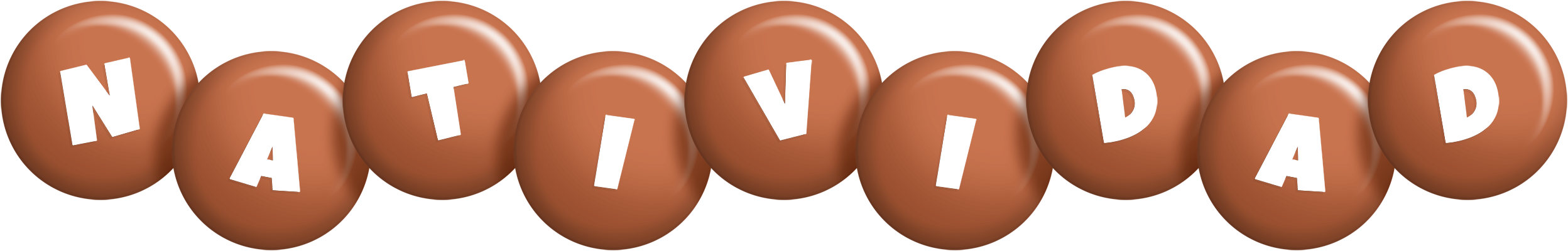 Natividad candy-brown logo