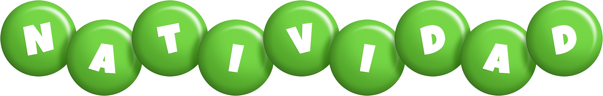 Natividad candy-green logo