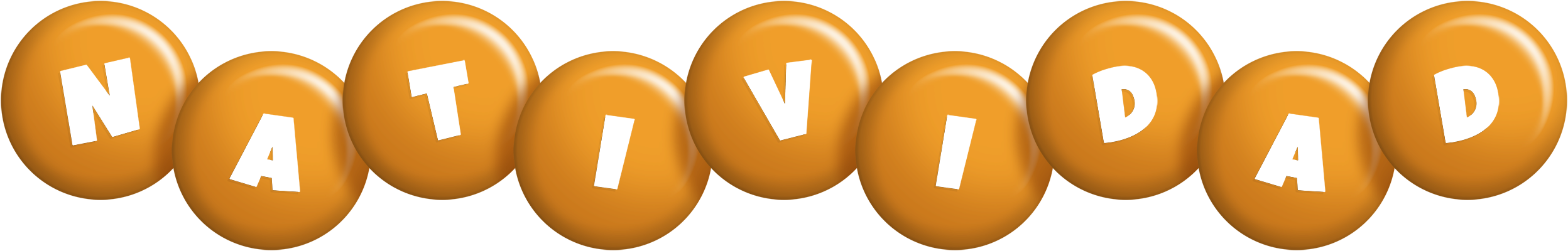 Natividad candy-orange logo