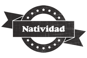 Natividad grunge logo