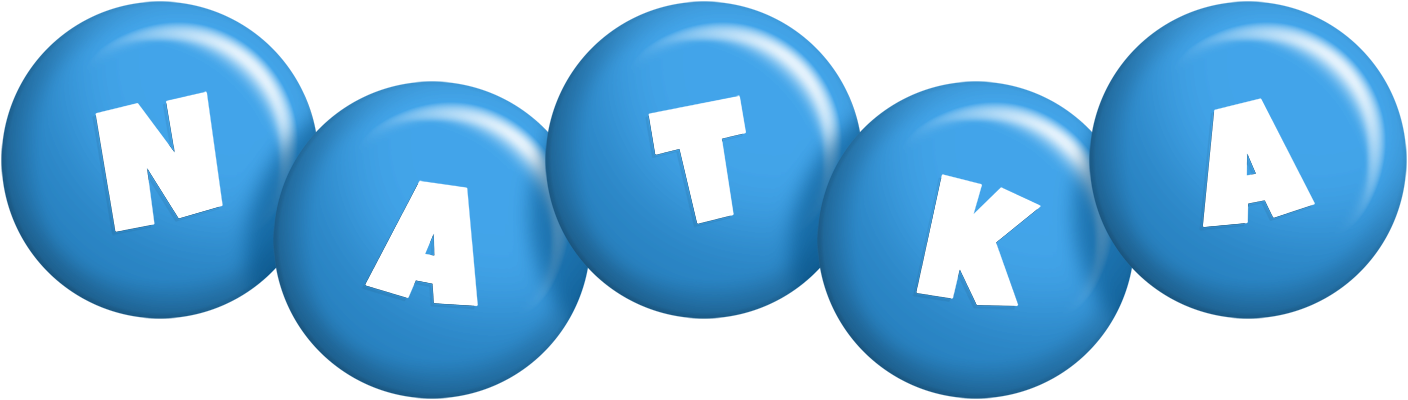 Natka candy-blue logo