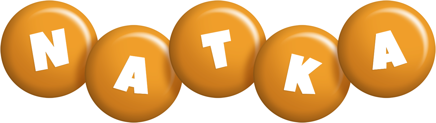 Natka candy-orange logo