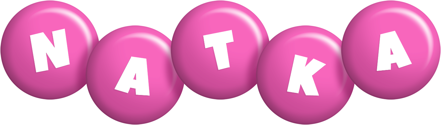 Natka candy-pink logo