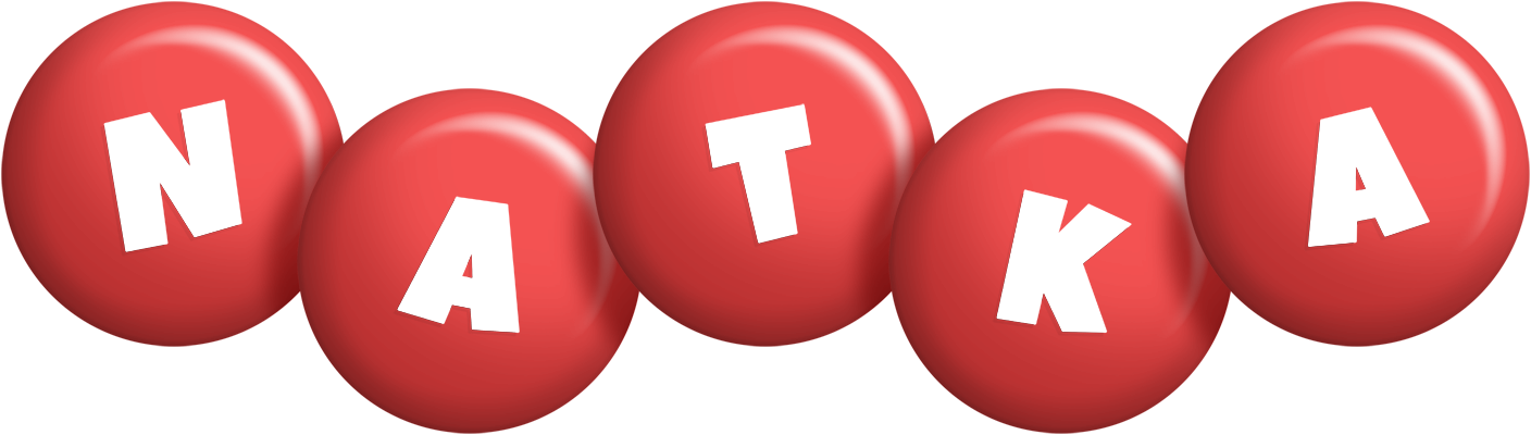 Natka candy-red logo