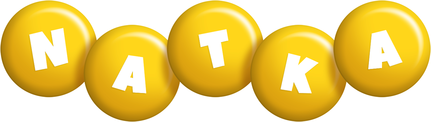 Natka candy-yellow logo