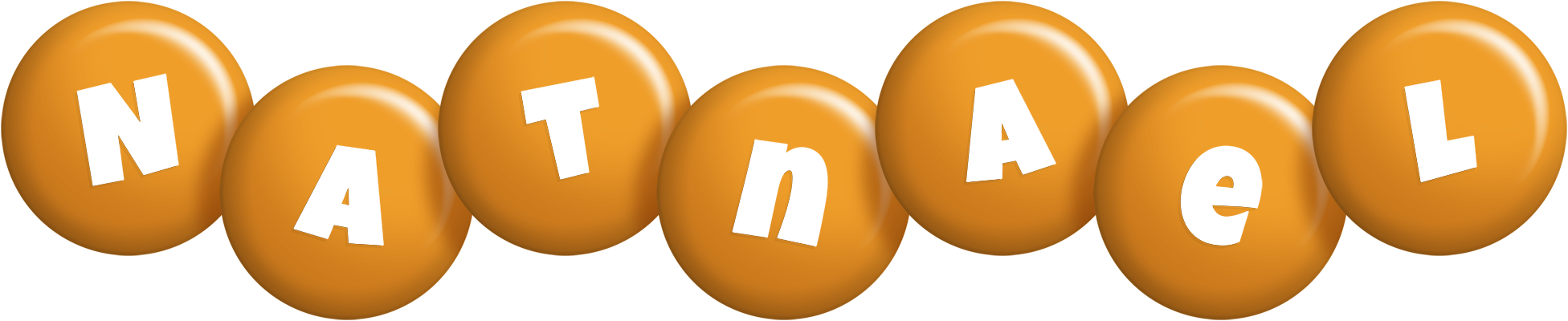 Natnael candy-orange logo