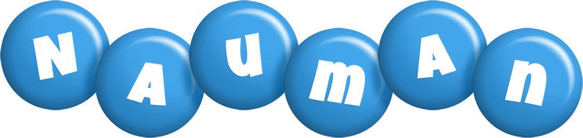 Nauman candy-blue logo