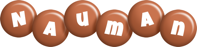 Nauman candy-brown logo