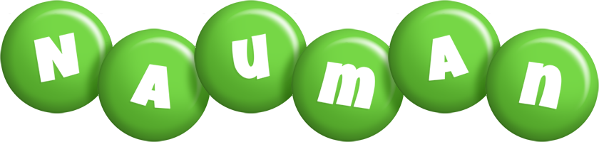 Nauman candy-green logo