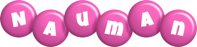 Nauman candy-pink logo