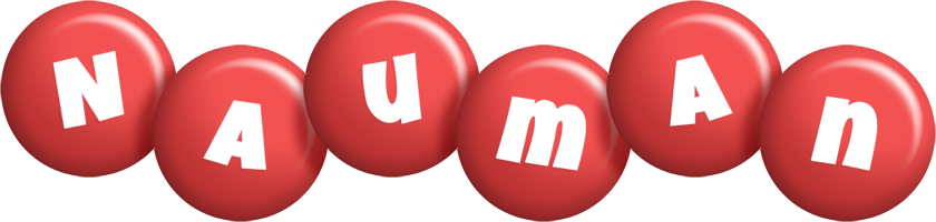 Nauman candy-red logo