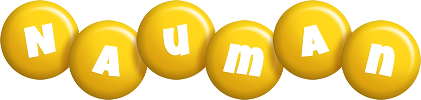 Nauman candy-yellow logo