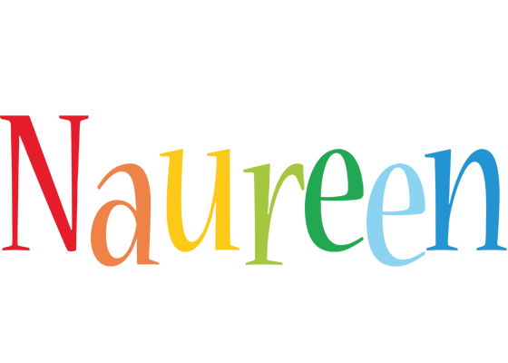 Naureen birthday logo