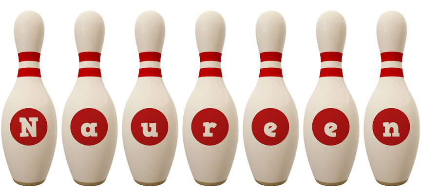 Naureen bowling-pin logo