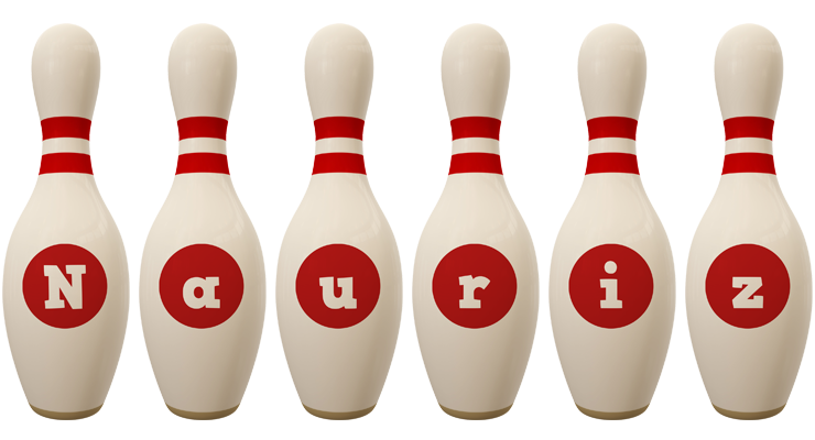 Nauriz bowling-pin logo