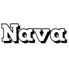 Nava snowing logo