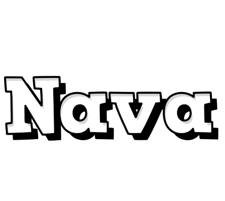 Nava snowing logo