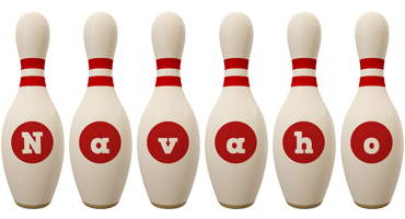 Navaho bowling-pin logo