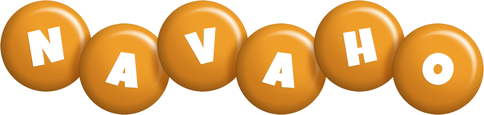 Navaho candy-orange logo