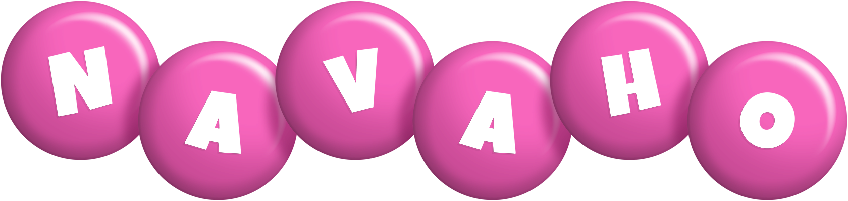 Navaho candy-pink logo