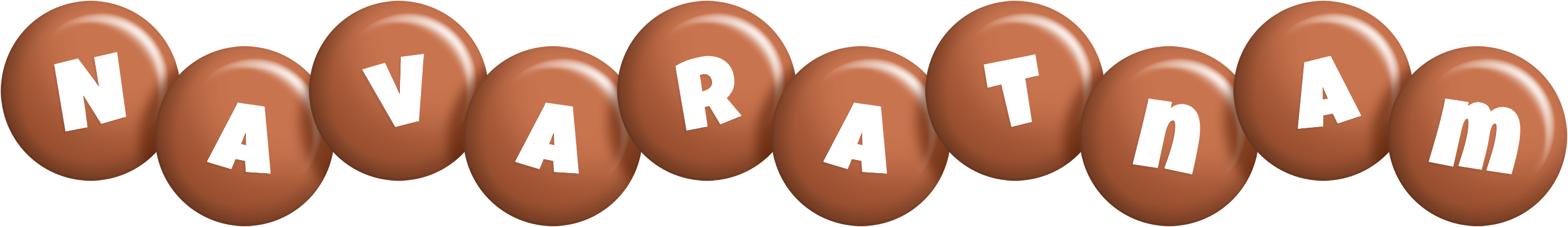 Navaratnam candy-brown logo