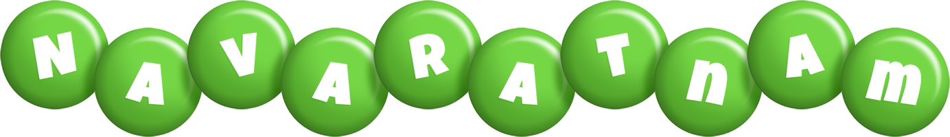 Navaratnam candy-green logo