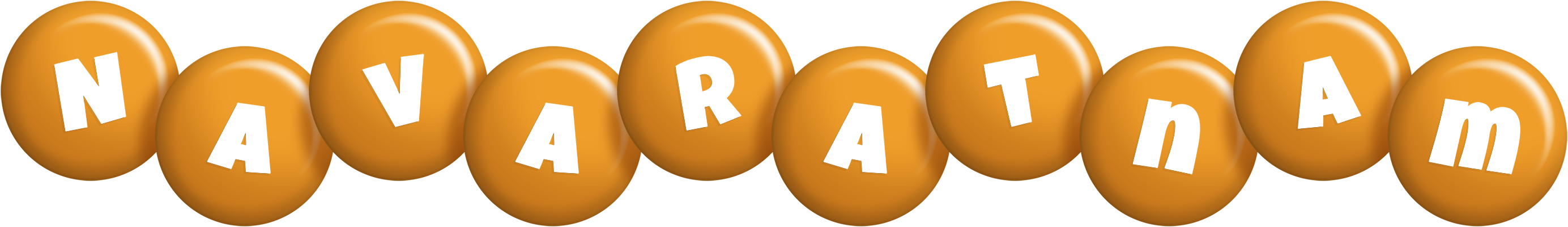 Navaratnam candy-orange logo