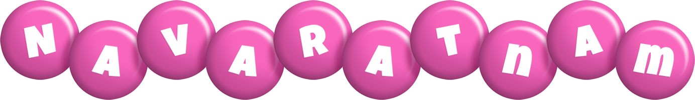 Navaratnam candy-pink logo