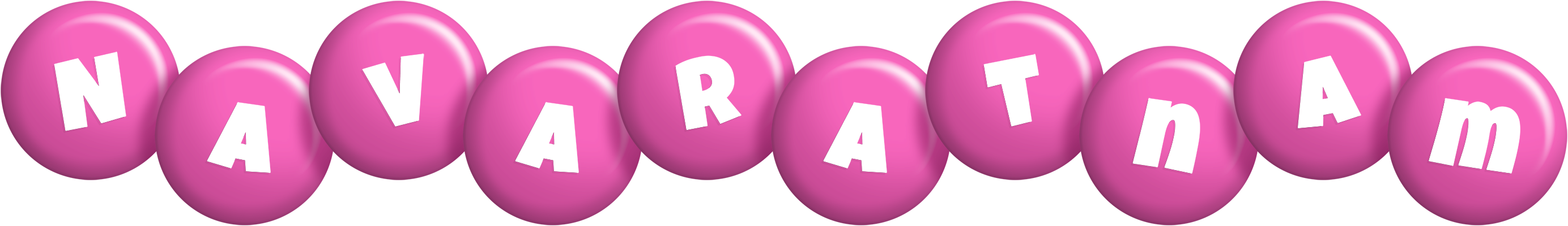 Navaratnam candy-pink logo