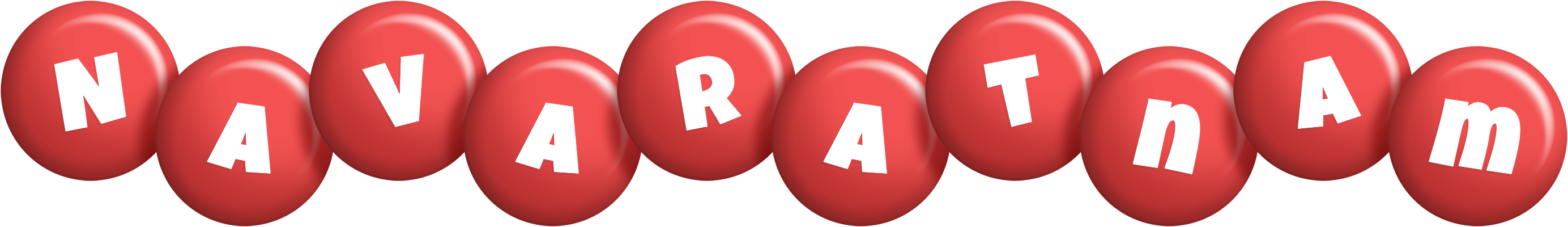 Navaratnam candy-red logo