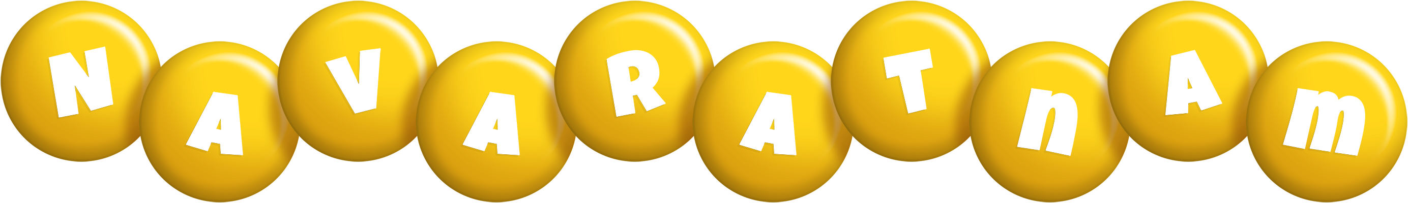 Navaratnam candy-yellow logo