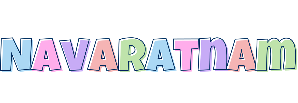Navaratnam pastel logo