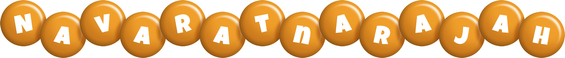 Navaratnarajah candy-orange logo