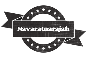 Navaratnarajah grunge logo