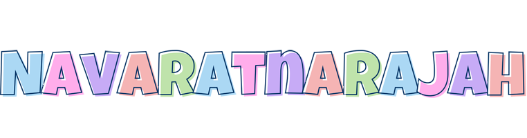 Navaratnarajah pastel logo