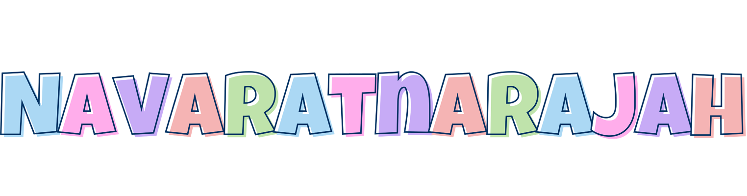 Navaratnarajah pastel logo