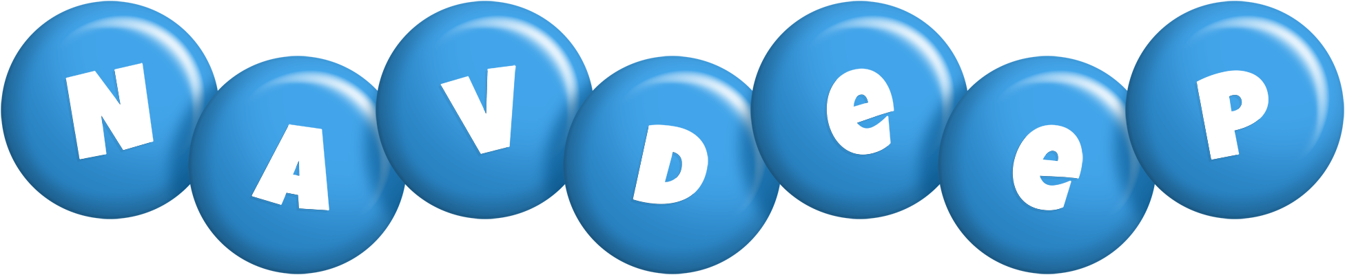 Navdeep candy-blue logo