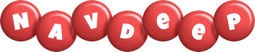 Navdeep candy-red logo