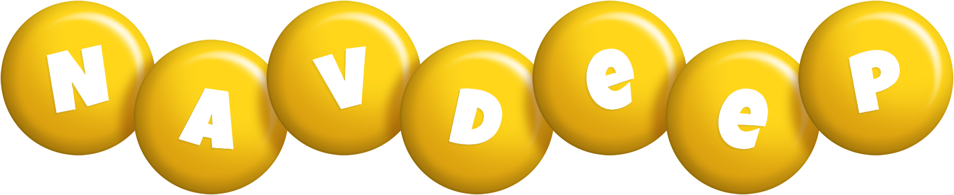 Navdeep candy-yellow logo