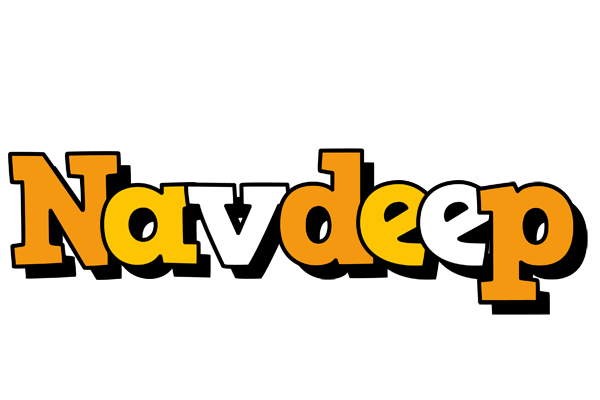 Navdeep cartoon logo