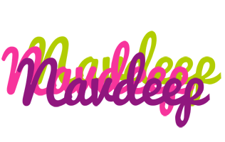 Navdeep flowers logo