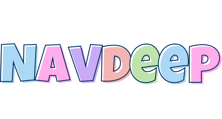 Navdeep pastel logo