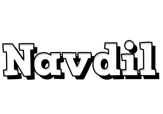 Navdil snowing logo